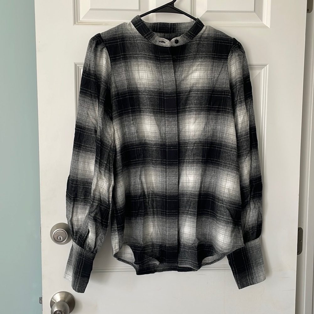 Banana Republic Balloon-Sleeve Flannel